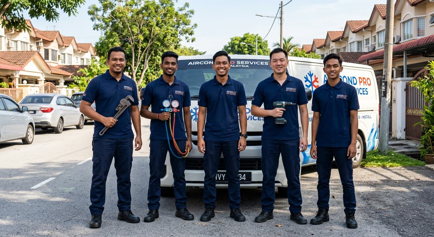 Pasukan juruteknik profesional Daikin sedia berkhidmat di seluruh Malaysia